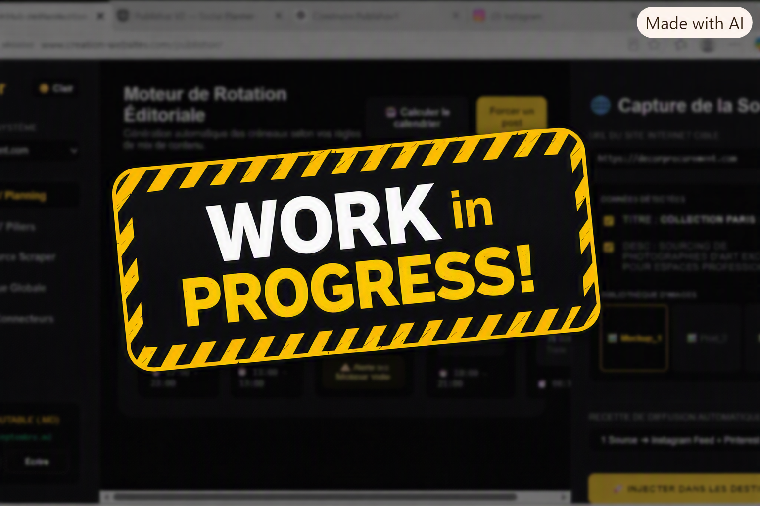 WORK in PROGRESS
